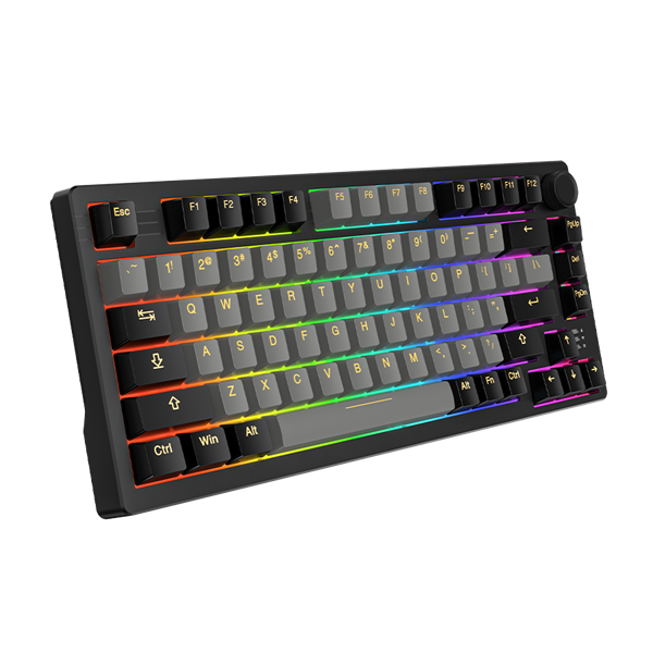 Bàn phím cơ không dây Dareu EK75 PRO RGB - Dream Switch (Black - Golden) Bluetooth