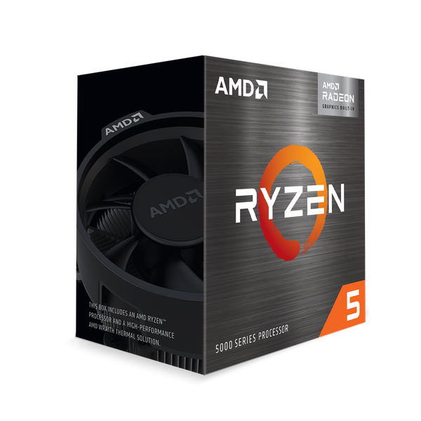 CPU AMD Ryzen 5 5600G (3.9GHz Turbo Up To 4.4GHz, 6 Nhân 12 Luồng, 16MB Cache, 65W, AM4) Box Chính Hãng - Giữ lại Box để bảo hành