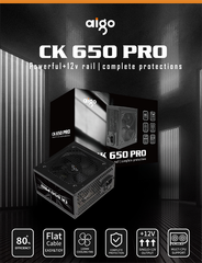 NGUỒN AIGO CK650X PRO 650W (APFC - 85+)