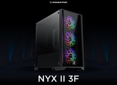 Thùng máy Case Xigmatek NYX II 3F Black | Micro ATX, kèm 3 fan RGB