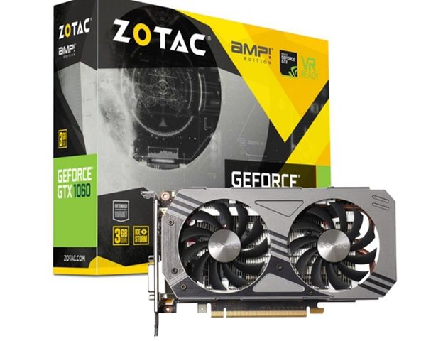 VGA CARD MÀN HÌNH ZOTAC GTX1060 6GB AMP GDDR5 CŨ