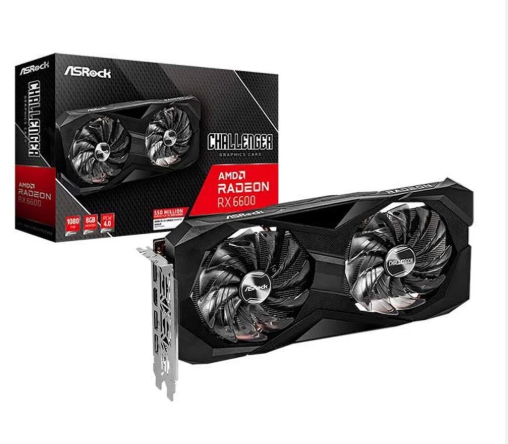 VGA Card màn hình ASROCK Radeon RX6600 Challenger D 8GB GDDR6. (RX6600 CLD 8G)