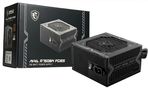 NGUỒN MÁY TÍNH MSI MAG A750BN PCIE5 80 PLUS BRONZE