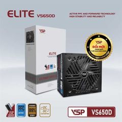 NGUỒN VSP ELITE VS650D 650W - PFC ACTIVE - DC TO DC - 89% EFICIENCY