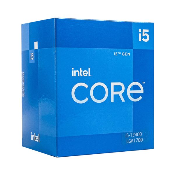 CPU INTEL CORE i5-12400 (UPTO 4.4GZ, 6 NHÂN 12 LUỒNG,18MB CACHE, 65W) TRAY