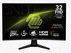 MÀN HÌNH CONG GAMING MSI OPTIX G32C6X (32inch/ FHD/ VA/ 250Hz/ 1ms/ 1500R)