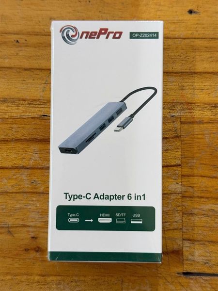 Đầu chuyển NePro TYPE C Adapter 6in1 (OP-Z202414)