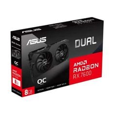 VGA CARD MÀN HÌNH AMD ASUS DUAL RX 7600 OC 8GB EVO GDDR6
