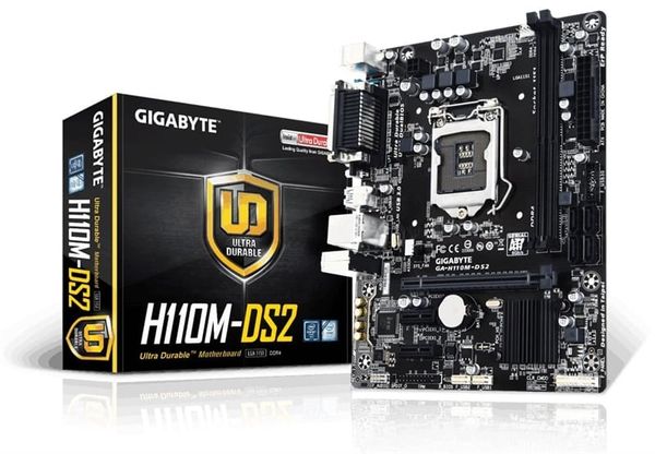 MAIN GIGABYTE H110M-DS2 SK1151 CŨ (CHẠY I3 9100F)