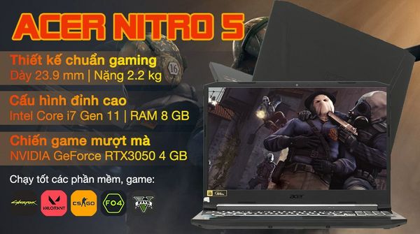 Laptop Acer Nitro 5 AN515-57-71VV (15.6