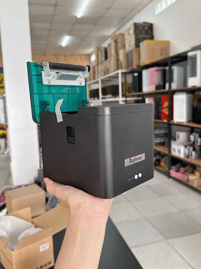 Máy in bill Xprinter XP - 321U , cổng USB , để bàn , khổ 80mm,tốc độ in nhanh 250mm/s mẫu mới