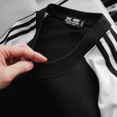 Áo thun cotton phối tay sọc vai thời trang cỡ đại (Mẫu 26)