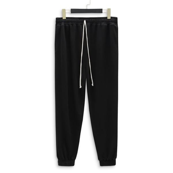 Quần thun dài jogger vải nỉ đẹp bigsize nam - trơn (Mẫu 2)