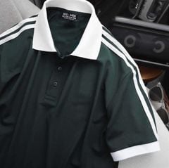 Áo thun polo vải cotton 3 sọc vai thời trang cỡ đại bigsize nam(mẫu 41)