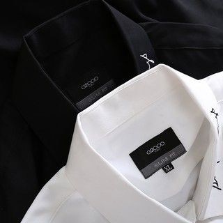 Áo sơ mi tay dài mẫu chữ ký (Mẫu 12)