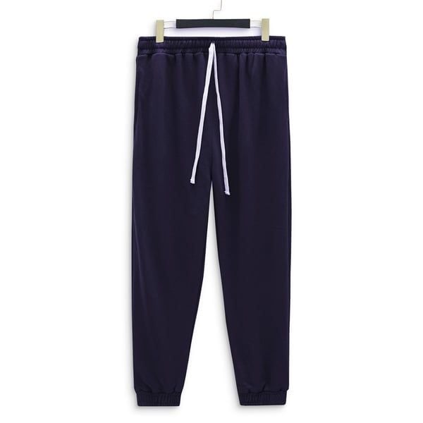 Quần thun dài jogger vải nỉ đẹp bigsize nam - trơn (Mẫu 2)