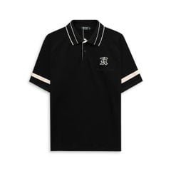 Áo thun polo big size phối cổ, phối tay vải cá sấu thêu chữ H (mẫu 37)