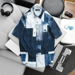 SALE 99K -Áo sơ mi tay ngắn họa tiết thời trang bigsize nam cỡ đại < 140kg