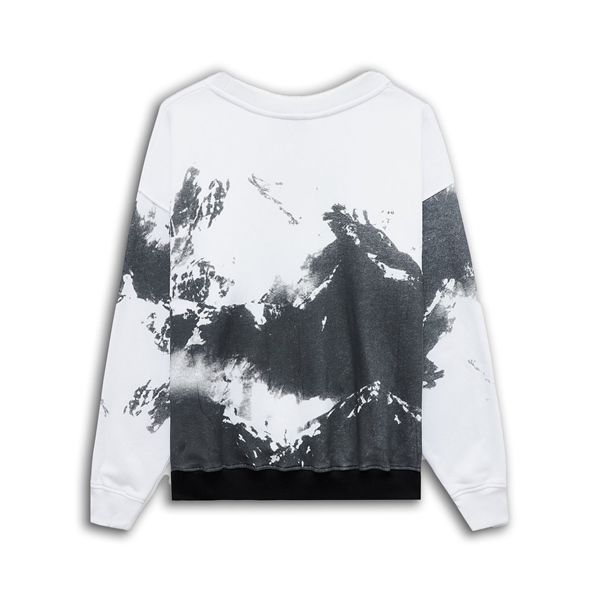 Áo sweater big size form unisex in hình núi độc lạ (Mẫu 2)