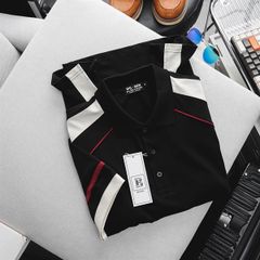 Áo thun polo phối màu sọc thời trang bigsize nam cỡ đại (mẫu 56)