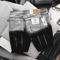 Quần short jean nam form big size wash 2 màu thời trang cá tính (Mẫu 9)