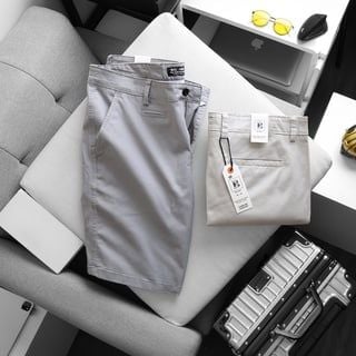 Quần kaki short trơn big size nam (Mẫu 4)