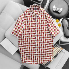 Áo sơ mi tay ngắn họa tiết thời trang bigsize nam (Mẫu 30)