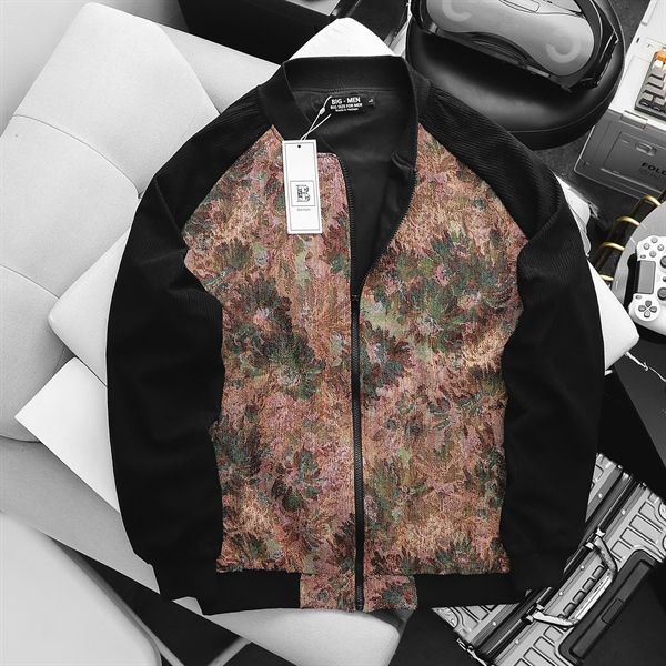 Áo khoác bomber 2 lớp phối màu thời trang (Mẫu 4)