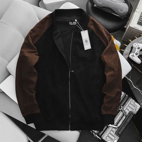 Áo khoác bomber 2 lớp phối màu thời trang (Mẫu 5)