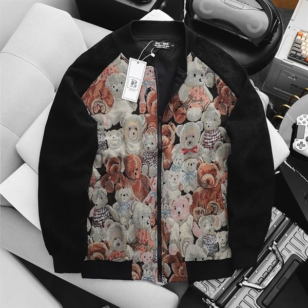 Áo khoác bomber 2 lớp phối màu thời trang (Mẫu 4)