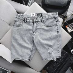 Quần short jean big size thời trang tông xám nhạt 85-130kg- Mã 270 264