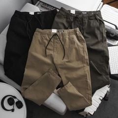 [Big Men] Quần kaki dài lưng thun form big size >130kg vải co giãn