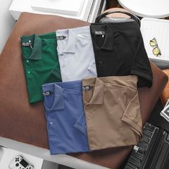 Áo thun polo nhiều màu chất cá sấu trơn bigsize nam < 140kg - polo 65