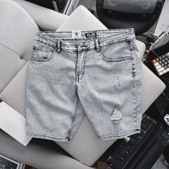 Quần short jean big size thời trang tông xám nhạt 85-130kg- Mã 270 264