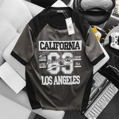 Áo thun cotton thời trang phối màu độc lạ bigsize nam cỡ đại < 140kg - 89