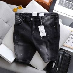 Quần short jean big size nam màu đen đủ mẫu