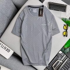 Áo thun thể thao nam thun lanh họa tiết dập vân cực đẹp (Mẫu 5)