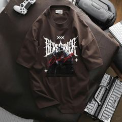 Áo thun cotton in hình Dark Night cá tính thời trang bigsize nam< 135 kg