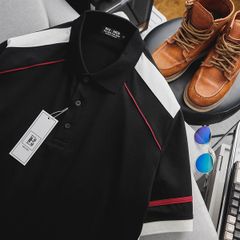 Áo thun polo phối màu sọc thời trang bigsize nam cỡ đại (mẫu 56)