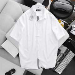 Áo sơ mi tay ngắn phối dây thời trang cỡ đại (Mẫu 30) - SM15