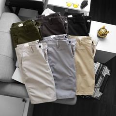 Quần kaki short trơn big size nam (Mẫu 4)