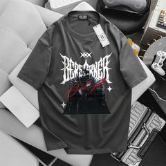 Áo thun cotton in hình Dark Night cá tính thời trang bigsize nam< 135 kg