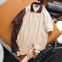 Áo thun polo phối sọc 2 màu bigsize nam (mẫu 20)