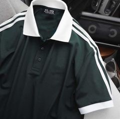 Áo thun polo vải cotton 3 sọc vai thời trang cỡ đại bigsize nam(mẫu 41)