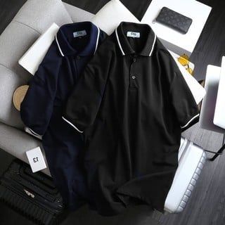 Áo thun polo nam trơn bigsize tay ngắn viền cổ (mẫu 13)