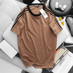 Áo thun cotton phối sọc vai thời trang cỡ đại bigsize nam (Mẫu 31)
