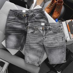 Quần short jean tông xám thời trang bigsize nam cỡ đại 80-130kg - mã 032 030