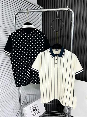 Áo thun polo big size vải cotton co giãn in lụa (mẫu 55)