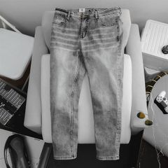 Quần jean dài màu bạc thời trang bigsize nam cỡ đại < 140kg- Mã 04 06