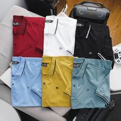 Áo thun polo nam big size tay ngắn có cổ thun Thái(mẫu 12)